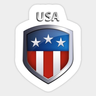 USA - United State of America Sticker